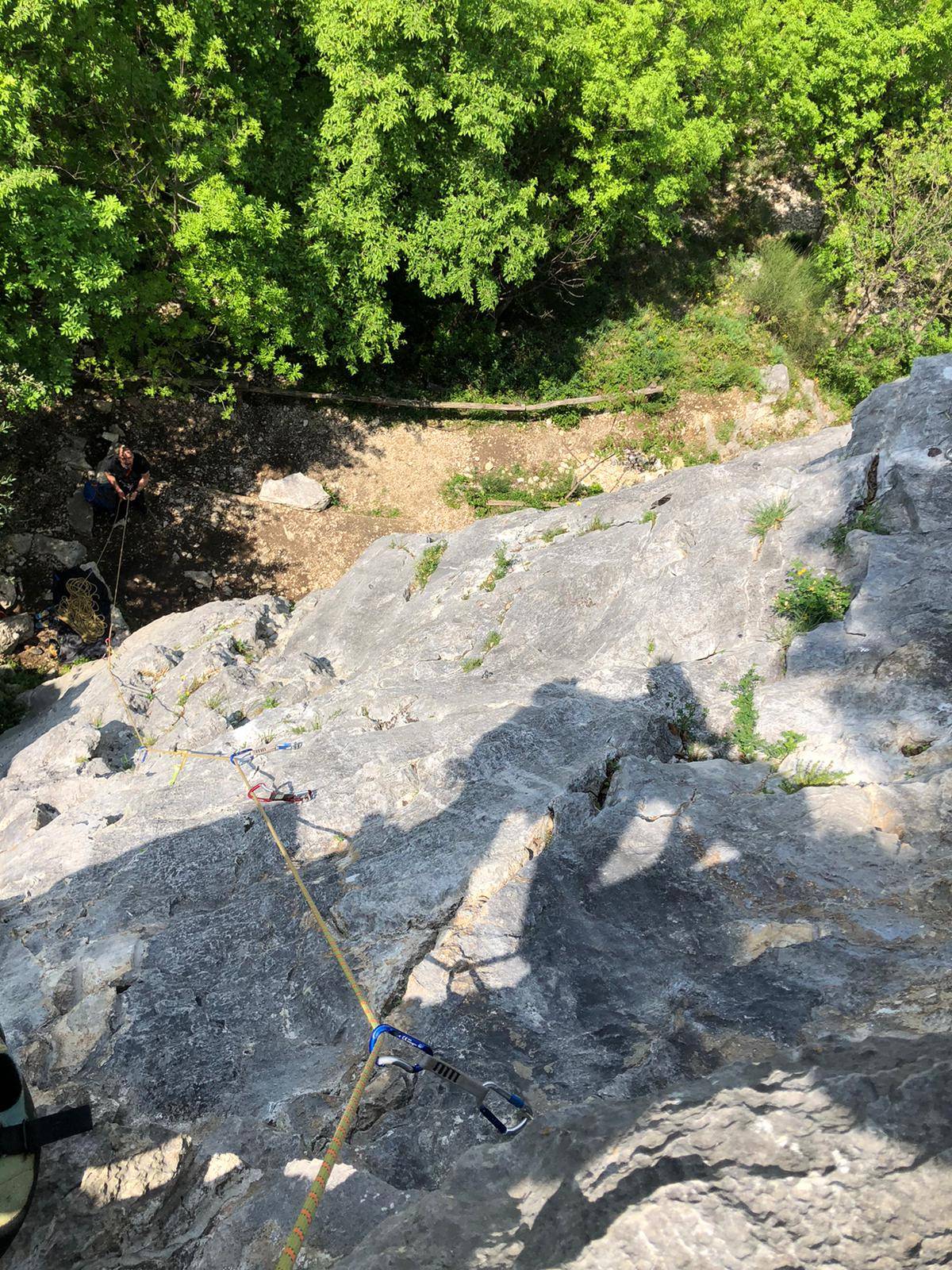 roccia corda